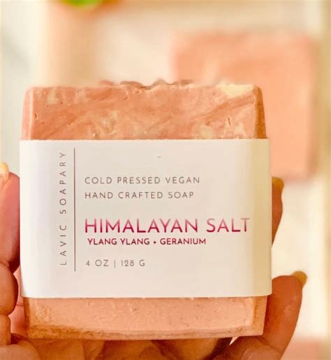 Himalayan Salt Soap Exfolating Soap Healthy Soap Soothing Soap Etsy