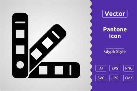 Vector Pantone Glyph Icon Graphic By Muhammad Atiq · Creative Fabrica