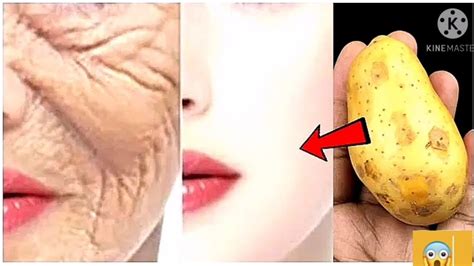 Anti Aging Remedy To Remove Wrinkles Skin Whitening Potato Facial Mask