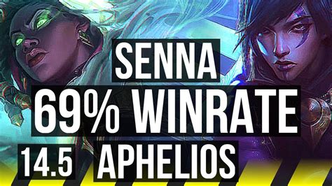 SENNA Blitzcrank Vs APHELIOS Milio ADC 69 Winrate 10 3 12