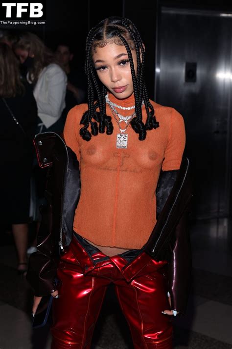 Coi Leray Displays Her Nude Tits During Nyfw Photos Pinayflixx