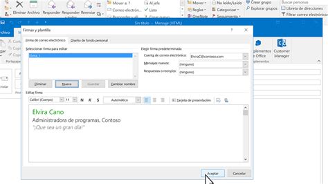 Como Hacer Una Plantilla De Mensaje En Outlook Printable Templates Free