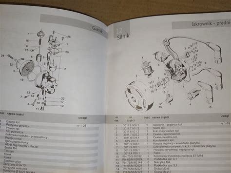 Nowy Zestaw Romet Motorynka Katalog Czesci Kranik Zbiornik Rama Kpl