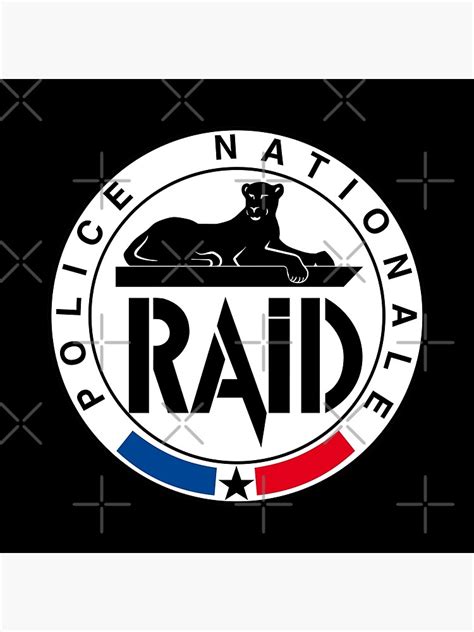 Raid French Police Unit Metal Print By Fareast Redbubble