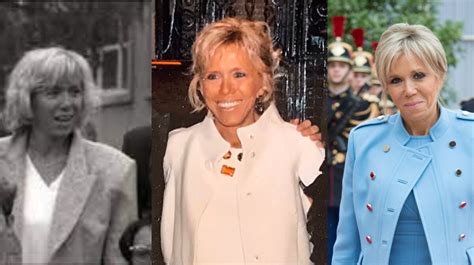 Evolution Physique Brigitte Macron Jeune Prof