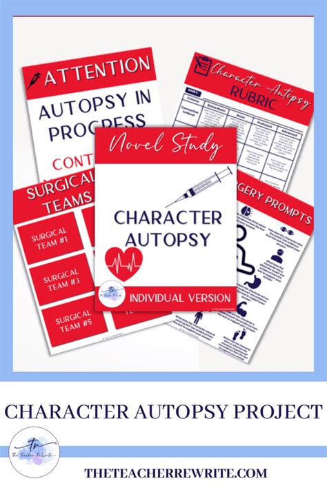 How A Character Autopsy Template Creates Excitement In Your High School