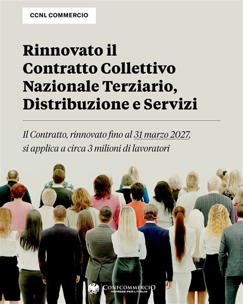 Raggiunto Laccordo Di Rinnovo Del Ccnl Del Terziario Della