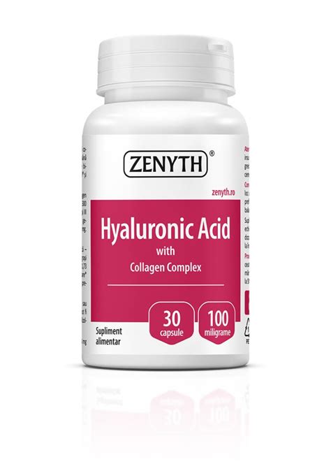 Acid Hialuronic Si Colagen 30 Capsule Zenyth