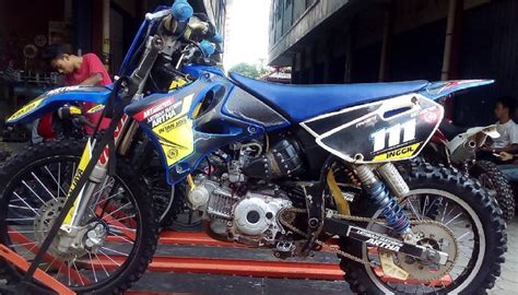 Bebek Modif Jupiter Z Grasstrack Ala Motor Cross Terbaru Keren