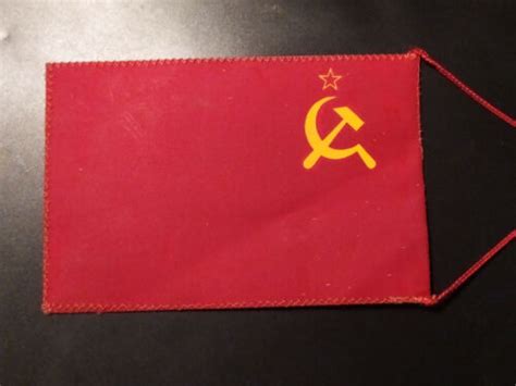 1960 S 1970 S CCCP UdSSR USSR SOVIET UNION OLD ORIGINAL CONFERENCE FLAG