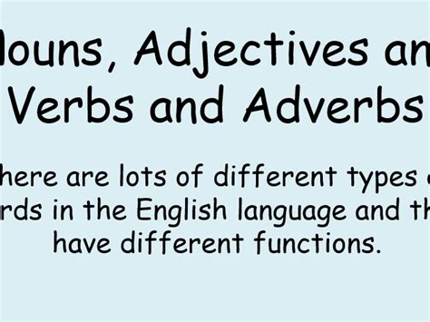 Word Types | Teaching Resources