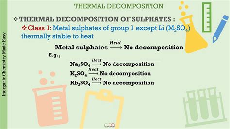 Heating Effects On Metal Sulphates Thermal Decomposition Of Metal Sulphates Previous Year Qs