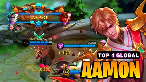 SAVAGE Aamon Best Build 2024 Aamon Top Global Gameplay Mobile