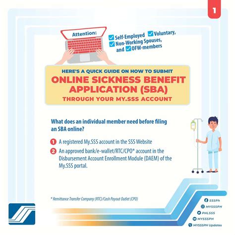 complete guide  applying  sss sickness benefits financial