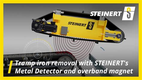 Tramp Iron Removal With Steinert S Metal Detector And Overband Magnet