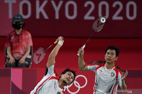 Ahsan Hendra Melaju Ke Babak Perempat Final Bulu Tangkis Olimpiade