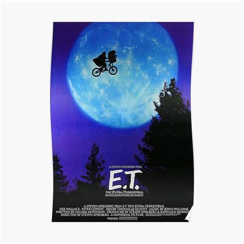 E T The Extra Terrestrial Poster For Sale By Tinaspardue Redbubble