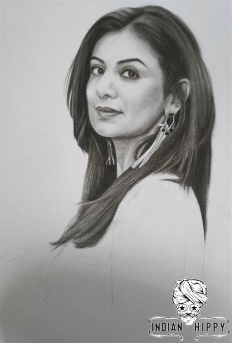 Buy pencil sketch portrait online made by charcoal drawing artists in India