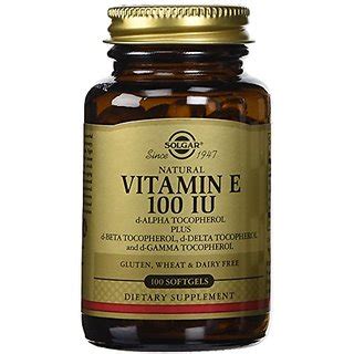 Buy Solgar Vitamin E Iu Mixed D Alpha Tocopherol And Mixed