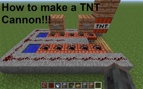 How To Make A TNT Cannon Minecraft Map