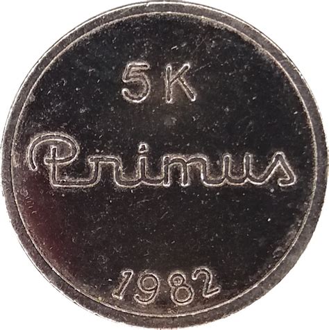 Jeton de laverie - Primus (5K, Pakoštane) - * Jetons * – Numista