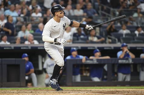 New York Yankees Rf Aaron Judge Hits Th Home Run Of The Season