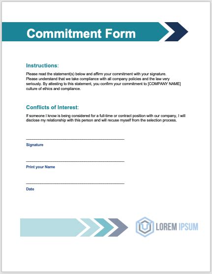 Commitment Statements Diligent Compliance And Ethics Training Resource Library