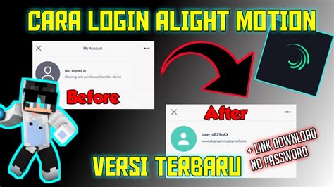 Cara Mengatasi Tidak Bisa Login Alight Motion Versi Terbaru Youtube