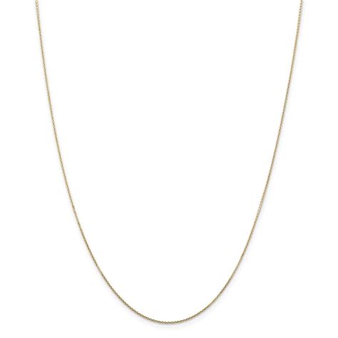 Buy 14k Yellow Gold 80 Mm Diamond Cut Cable Chain 26 In Apmex