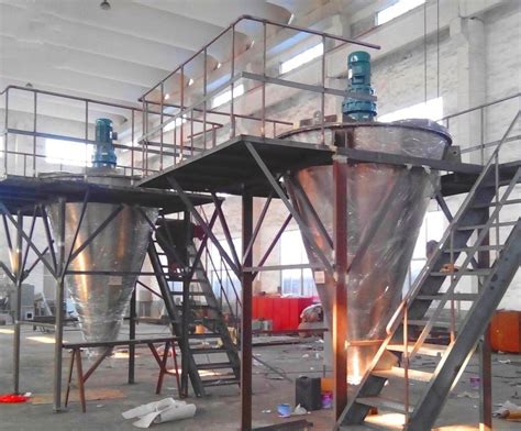 High Precise Chemical Powder Vertical Conical Double Screw Cone Mixer