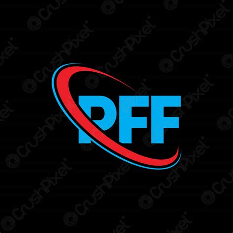 pff logo pff letter pff letter logo design initials pff stock