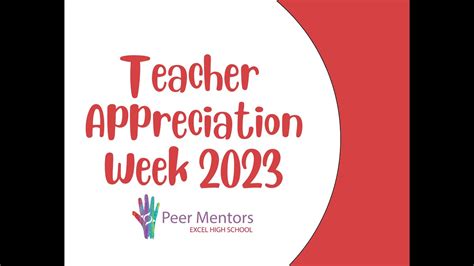 Teacher Appreciation Week 2023 Youtube