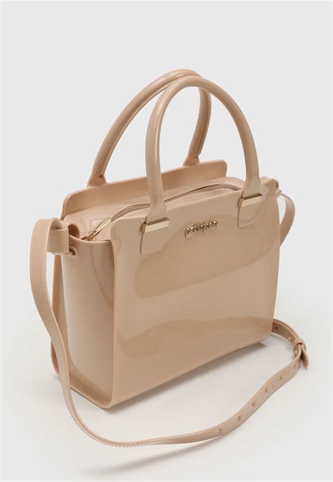 Bolsa Petite Jolie Quadrada Nude Compre Agora Dafiti Brasil