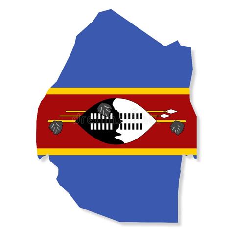 Map Flag Eswatini Stock Illustrations Map Flag Eswatini Stock