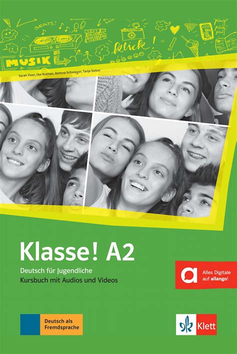 Klasse A Kursbuch Mit Audios Und Videos Klett International