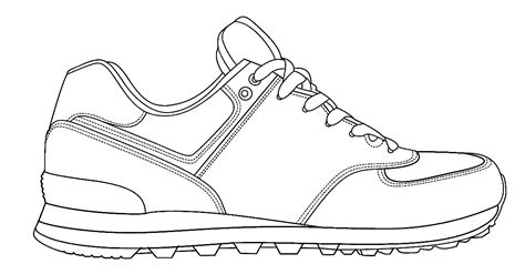 Walking Shoes Drawing at GetDrawings | Free download