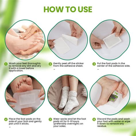 Sumifun Deep Cleansing Foot Pads 30 Count Organic Foot Patches With