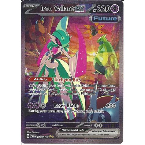 Pokemon Trading Card Game 249182 Iron Valiant Ex Special