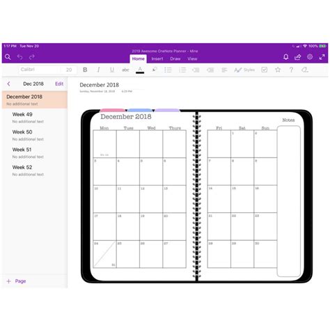 Onenote Planner Templates Free