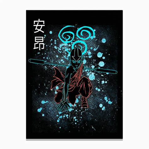 Aang Avatar The Last Airbender Canvas Print By Doublet Fy