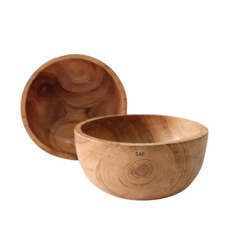 Jual Saf Wooden Bowl Mangkok Kayu Diameter Cm Cm Props Foto