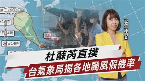 杜蘇芮直撲台 氣象局揭各地颱風假機率【tvbs說新聞】20230723tvbsnews02 Youtube