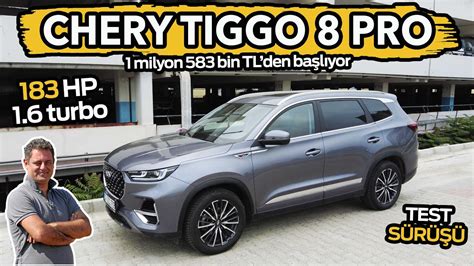 Chery Tiggo 8 Pro test sürüşü 2024 Fiyatının çok daha fazlasını