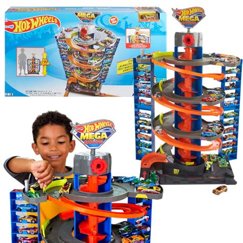 Hot Wheels City Zestaw Zakręcony Mega Garaż Auto Hot Wheels Zestawy