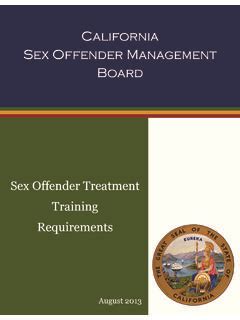 California Sex Offender Management Board CASOMB California Sex