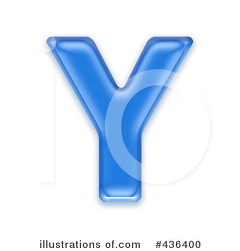 Capital Blue Letter Clipart #436384 - Illustration by chrisroll