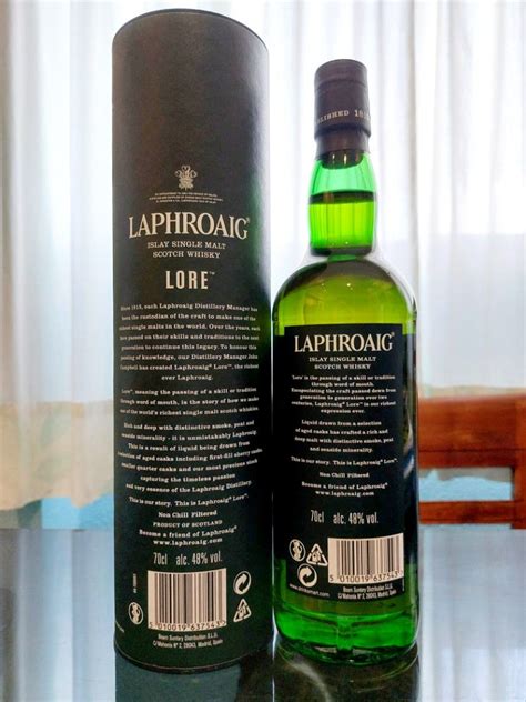 Laphroaig Lore Islay Single Malt Scotch Whisky Whiskey 700ml 48 Abv Food And Drinks Alcoholic