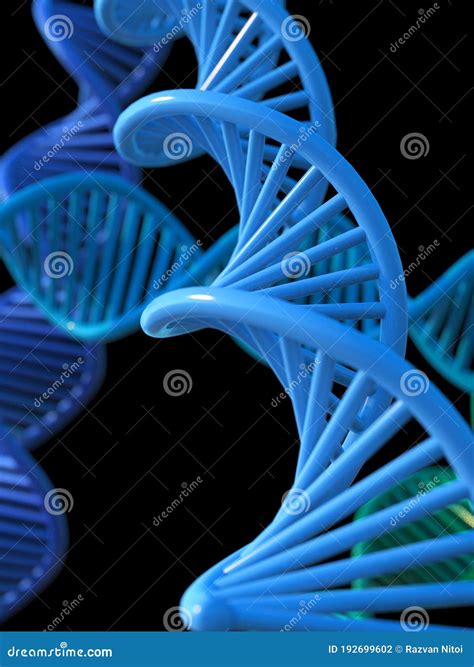 Struttura A Spirale Della Molecola Genetica Dna Illustrazione Di Stock