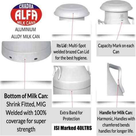 Aluminum Alloy Milk Can Litre At Rs In New Delhi Id