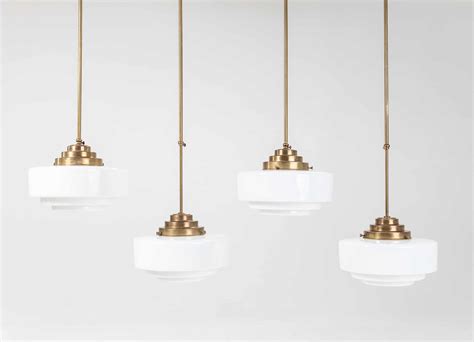 Stepped Opaline Pendant Lamps 178604